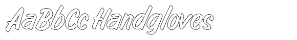 Holdstone Outline font sample