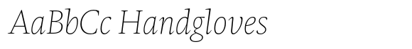 Radiata Thin Italic image