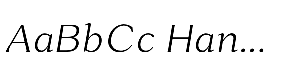 Rema Monde Light Italic image