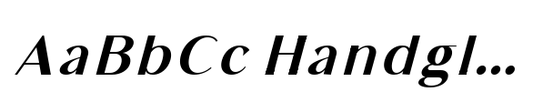 Bia Sans High Se Bold Italic image