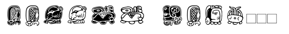 Maya Month Glyphs image
