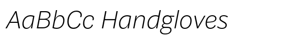 Barnet Sans Light Italic font sample