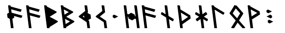 Dvarlin Staves Caber Semibold Slant image