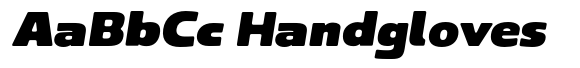 Paquero Soft ExtraBold Expanded Italic image