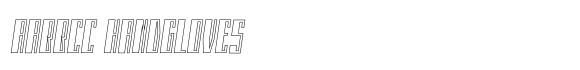 Monateb Medium Outline Italic image