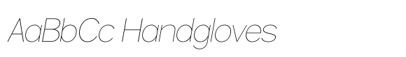 Gillune Thin Italic image