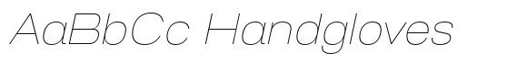 Anantason Reno Extra Expanded Thin Italic font sample