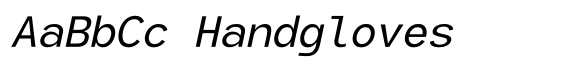 Glamure Mono Regular Italic image