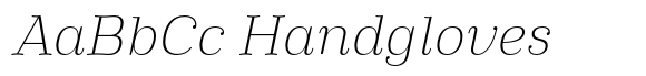Phongphrai Extra Light Italic font sample