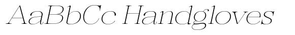 Rafiela Thin Expanded Italic image