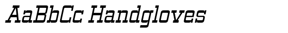 Vegelinu Italic font sample