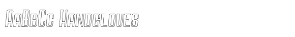 Raviona Extra Light Outline Italic image