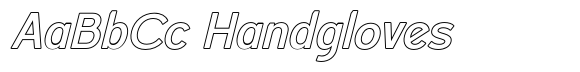 Foermality Sans Outline Italic image