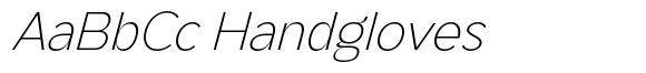 Stagnan Thin Italic font sample