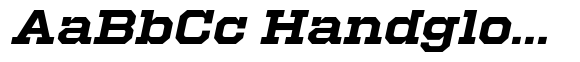 Hattrick Serif Italic Bold Wide image
