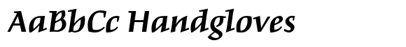 Meleo Bold Italic image