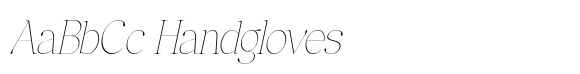 Anglica Serif Thin Extra Condensed Slanted image