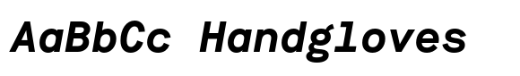 Maison Mono Bold Italic image