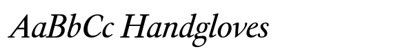 Quadriga BQ Italic image