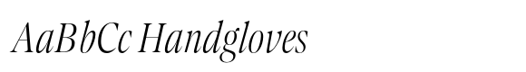 Contane Condensed Extralight Italic image