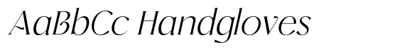 Geylare Italic font sample