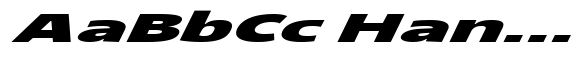 Glorytalk Sans Black Italic Extra Expanded image