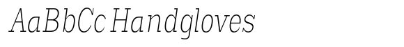 Scolver Extra Light Condensed Italic image