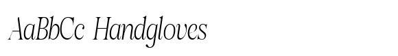 Romellis Extra Light Condensed Italic image