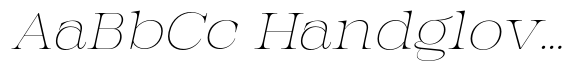 Bravellion Thin Extra Expanded Italic image