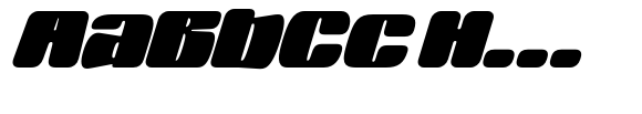 Sature Rounded Extra Bold italic image