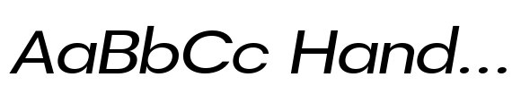 DTF Vectra Neue Semi Expanded Italic image