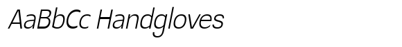 Glorytalk Sans Light Italic Semi Condensed image