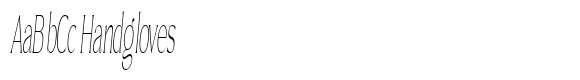 Goldtyne Thin Italic Ultra Condensed image