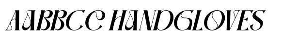 Gravhez Italic font sample