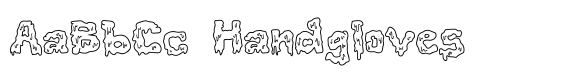 Slimespooky Outline font sample