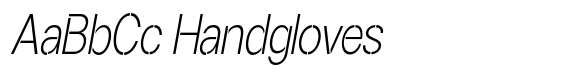 Gorvain Stencil Extra Light Condensed Slanted image
