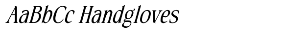 Milfont Italic font sample