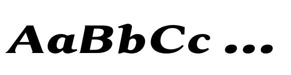 Rema Monde Black Expanded Italic image