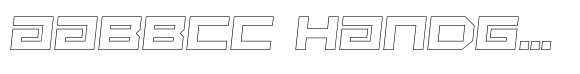 Cubeism Outline Italic image