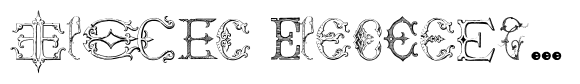 Victorian Alphabets E Regular image