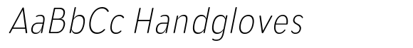Aukim II Circled Extra Light Condensed Italic image