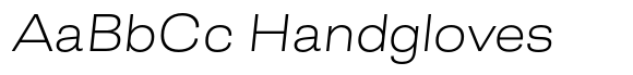 Berna Expanded Extra Light Italic image