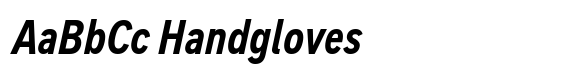Officer Sans Condensed Bold Italic image