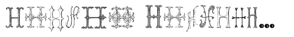 Victorian Alphabets H Regular image
