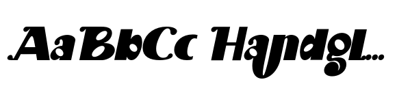 Brilliant Fighter Italic font sample