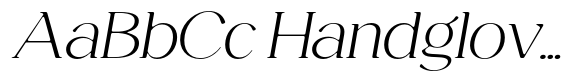 Magres Soft Light Expanded Italic image