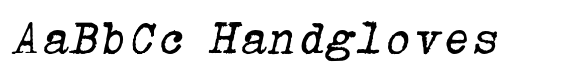 Erased Typewriter 2 Italic image