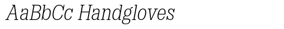 Dean Slab Condensed Extra Light Italic image