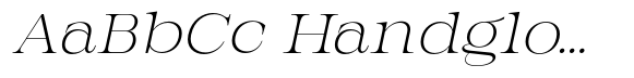 Bravellion Extra Light Extra Exp Italic image