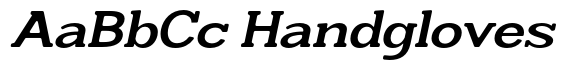 Humbles Soft SemiBold Expanded Italic image